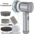 SpinSpark™ Cordless Electric Scrubber – 5 Cleaning Heads