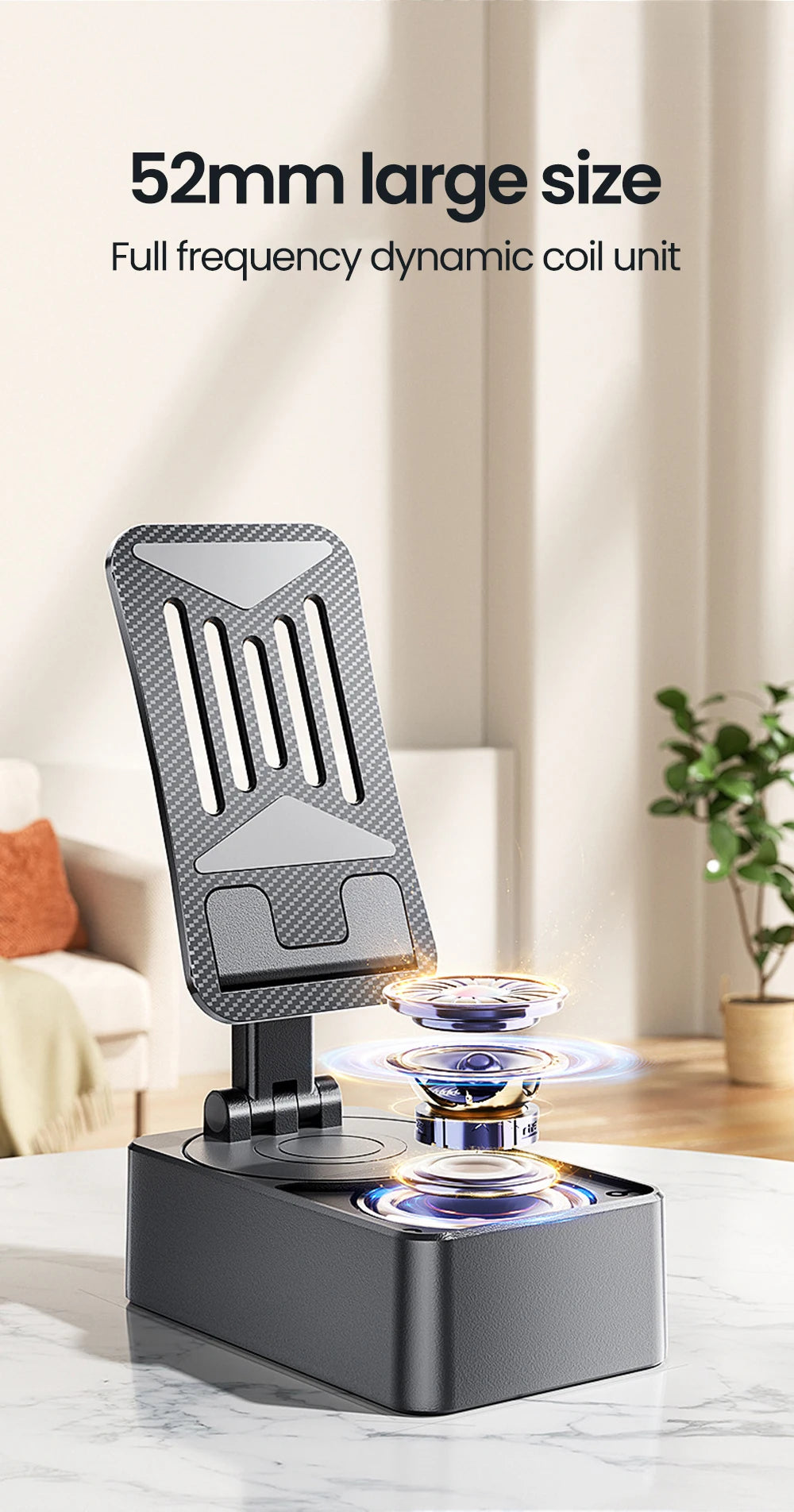 3-in-1 Bluetooth Speaker & Charging Phone Stand