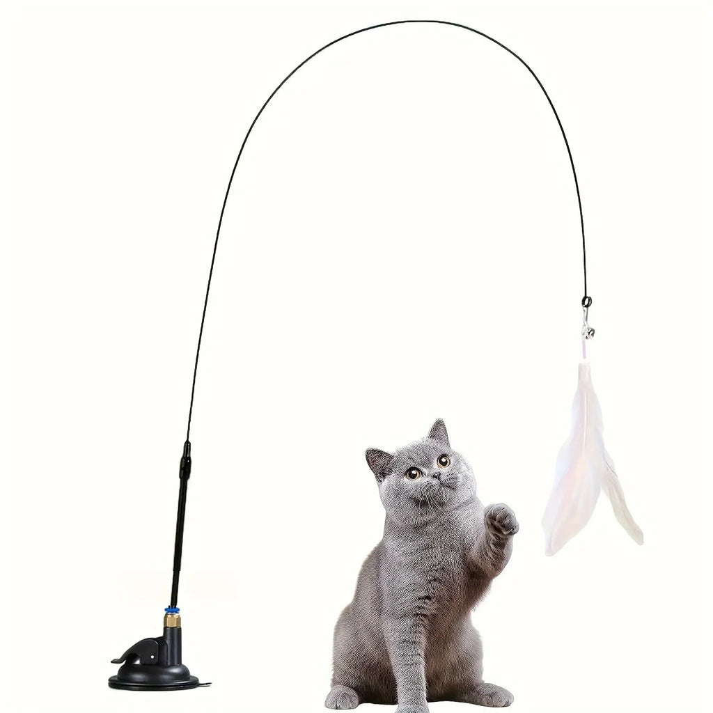 ADD2CART SpringPounce Suction-Cup Cat Teaser