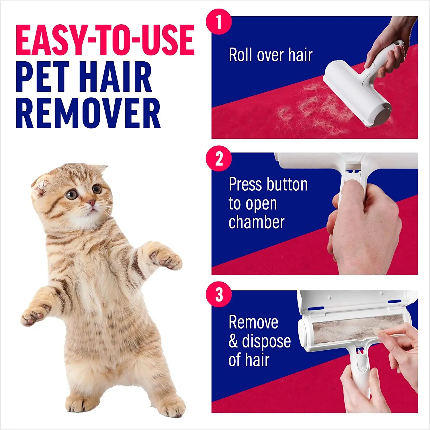 ADD2CART FurLift Reusable Pet Hair Remover Roller